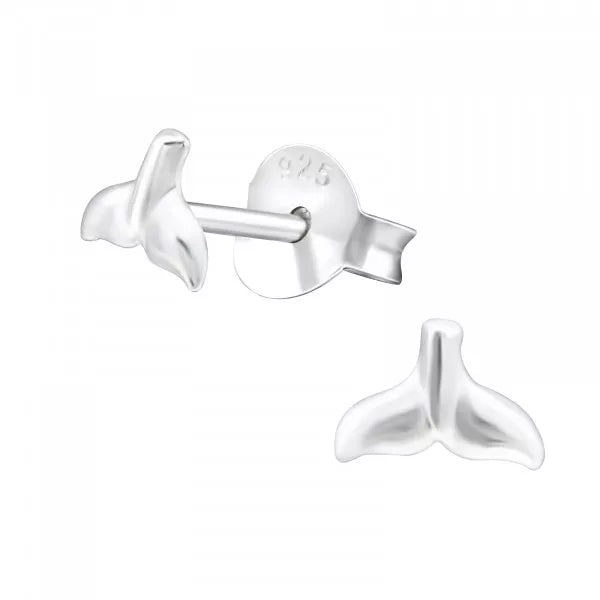 Whale Tail Ear Studs