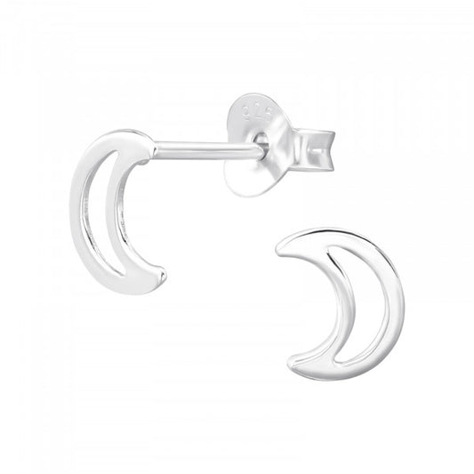 Cut Out Moon Ear Studs