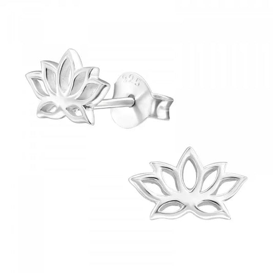 Lotus Flower Ear Studs