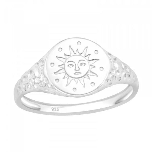 Silver Sun Ring