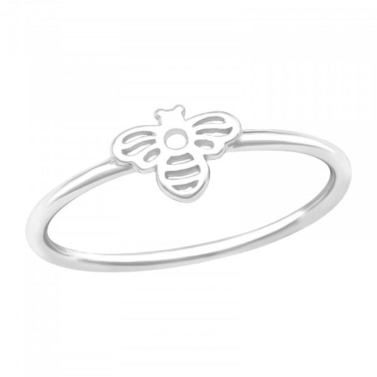 Silver Bee Ring