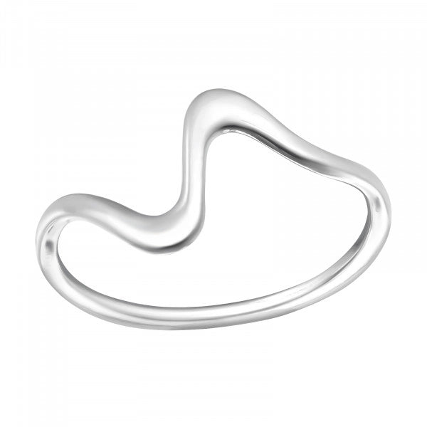 Silver Wavy Ring