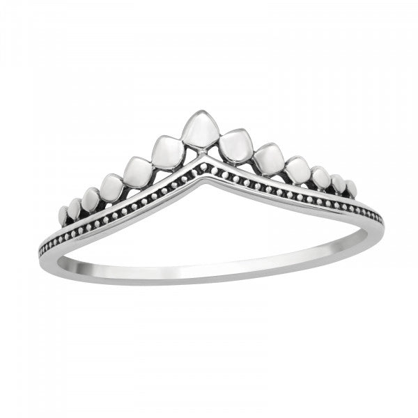 Crown Silver Ring